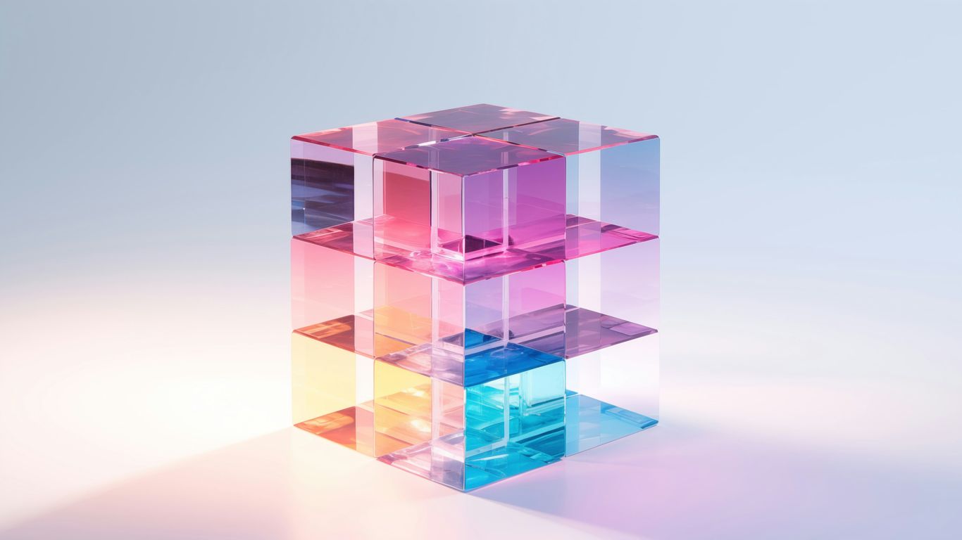 Modular cube displays for retail