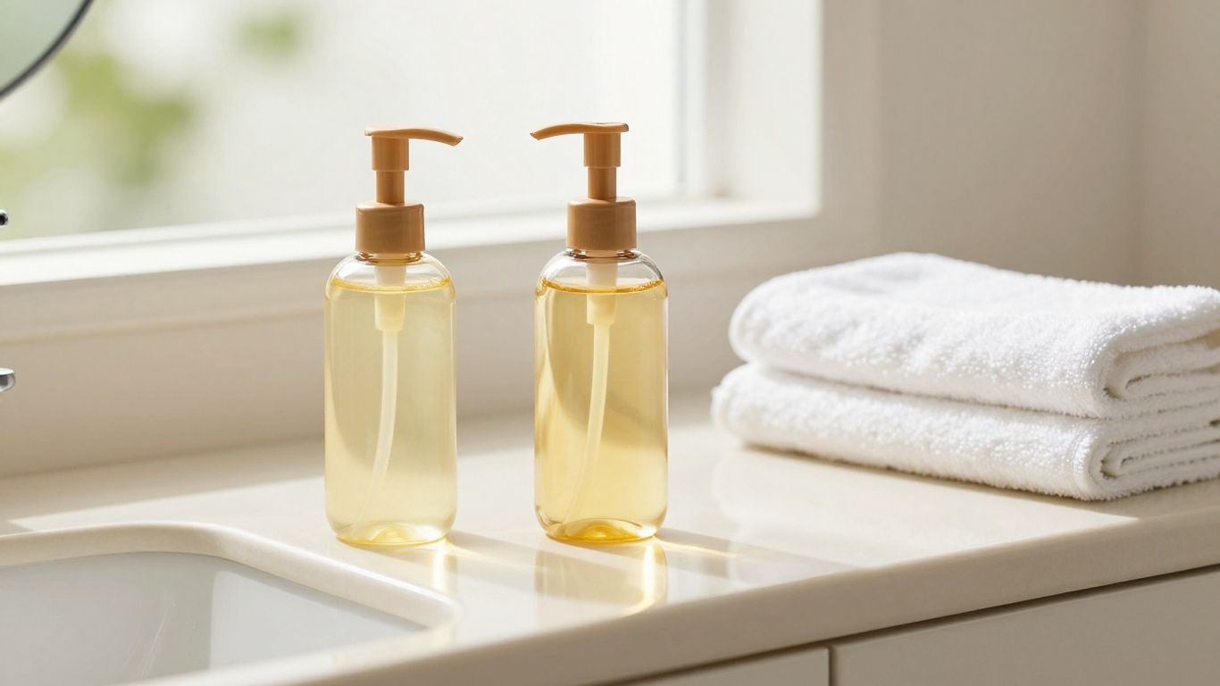 Water, silicone, and oil lubricant bottles