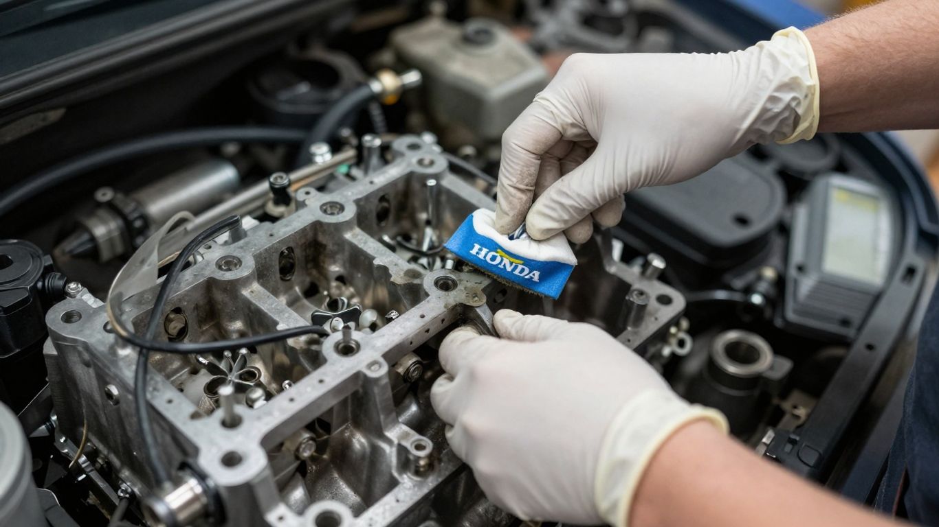 Engine bay cleaning process