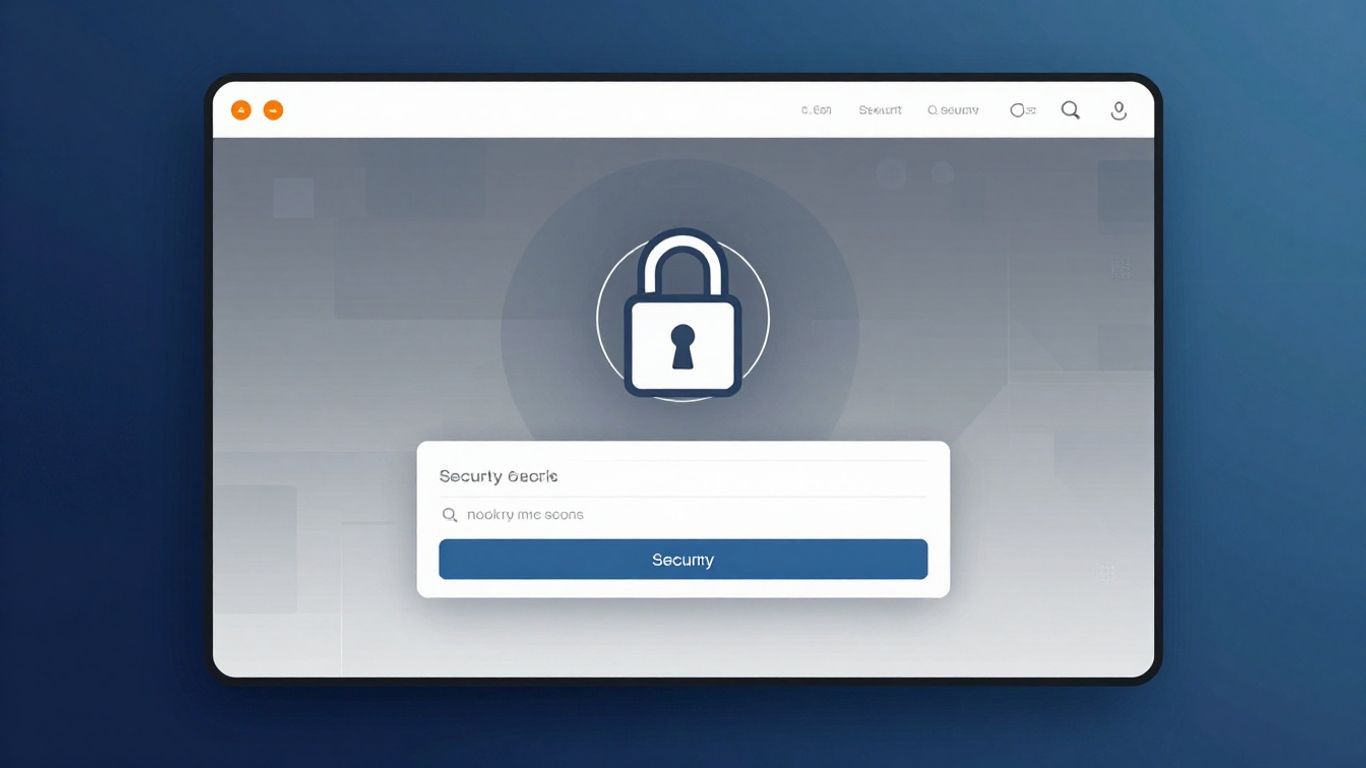 A clean and modern login screen interface