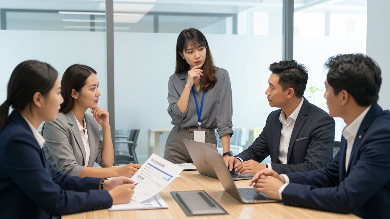 Revenue leadership team planning growth