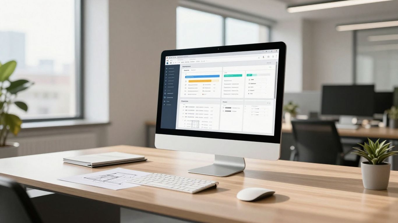 Odoo CRM software interface on a computer screen.