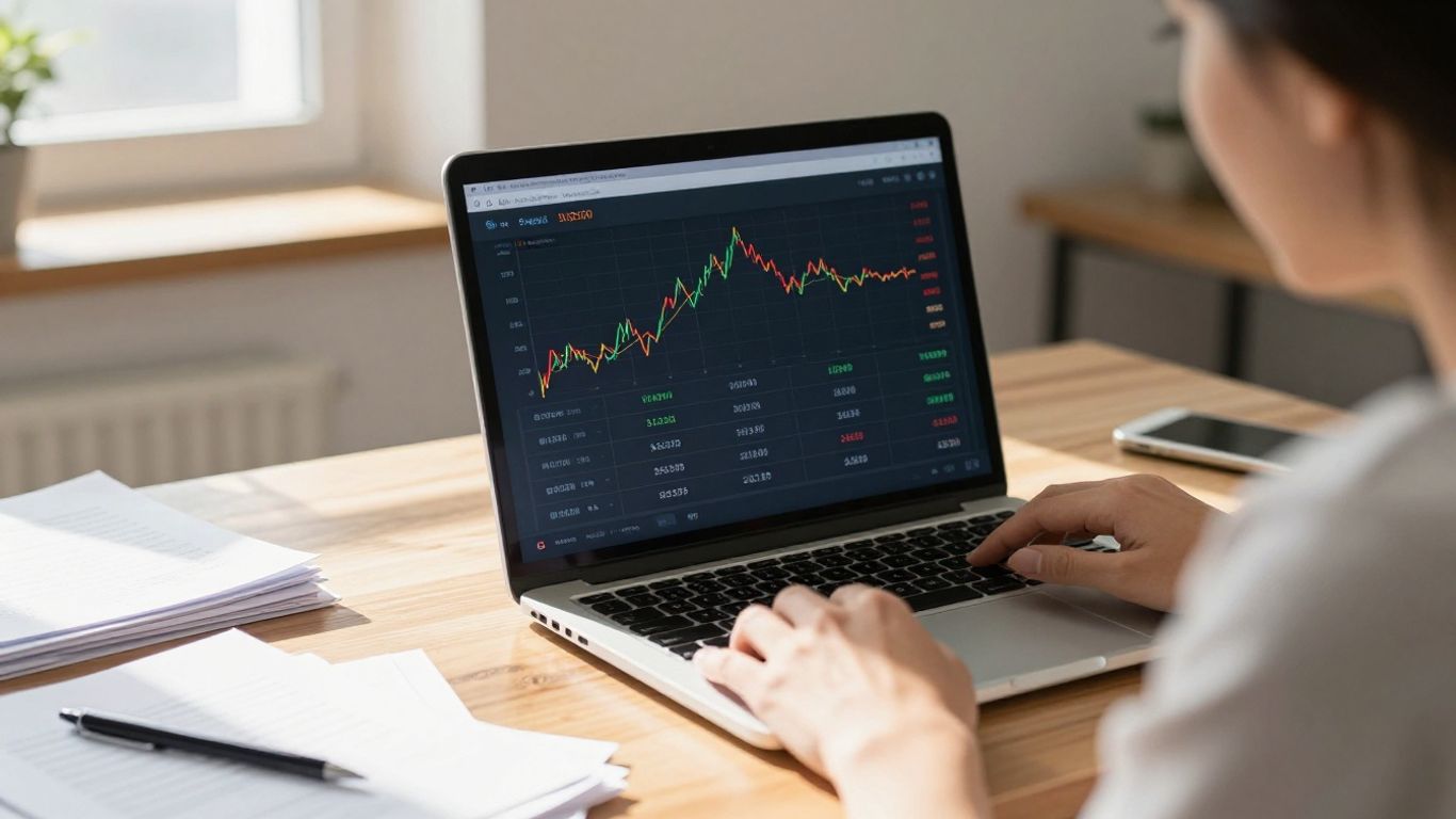 Personal loan calculator guide with financial figures.
