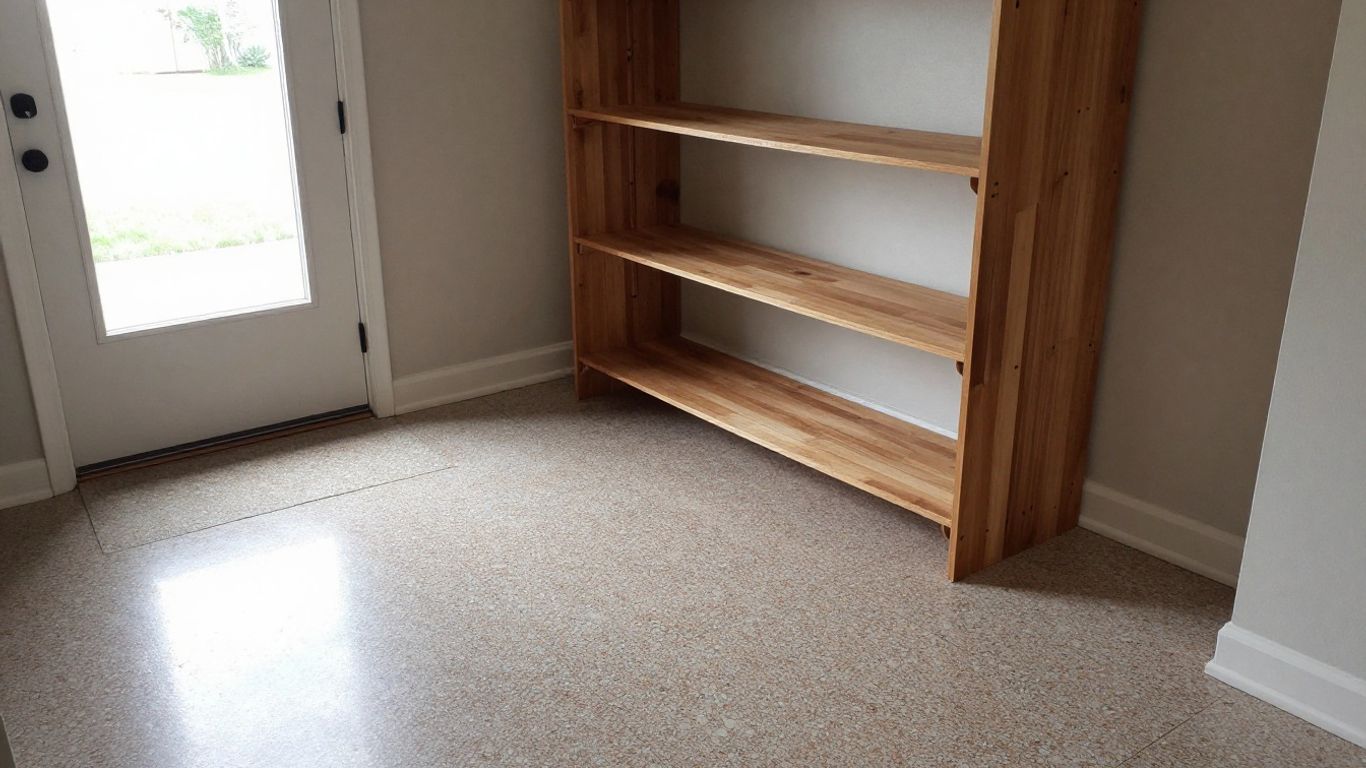 Epoxy Flake Flooring for Utility Rooms and Mudrooms