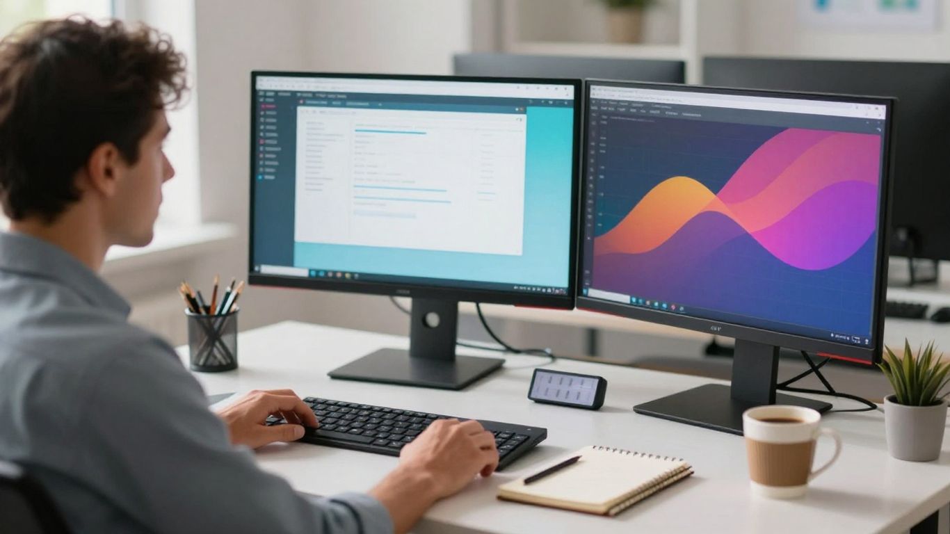 Trader reviewing payout timing at a quiet workstation