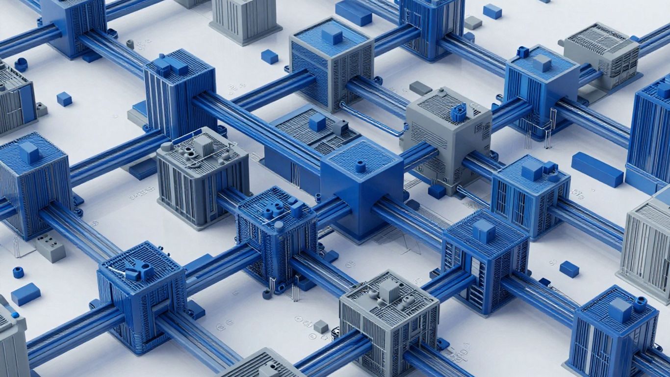 Blocs numériques interconnectés pour projets complexes