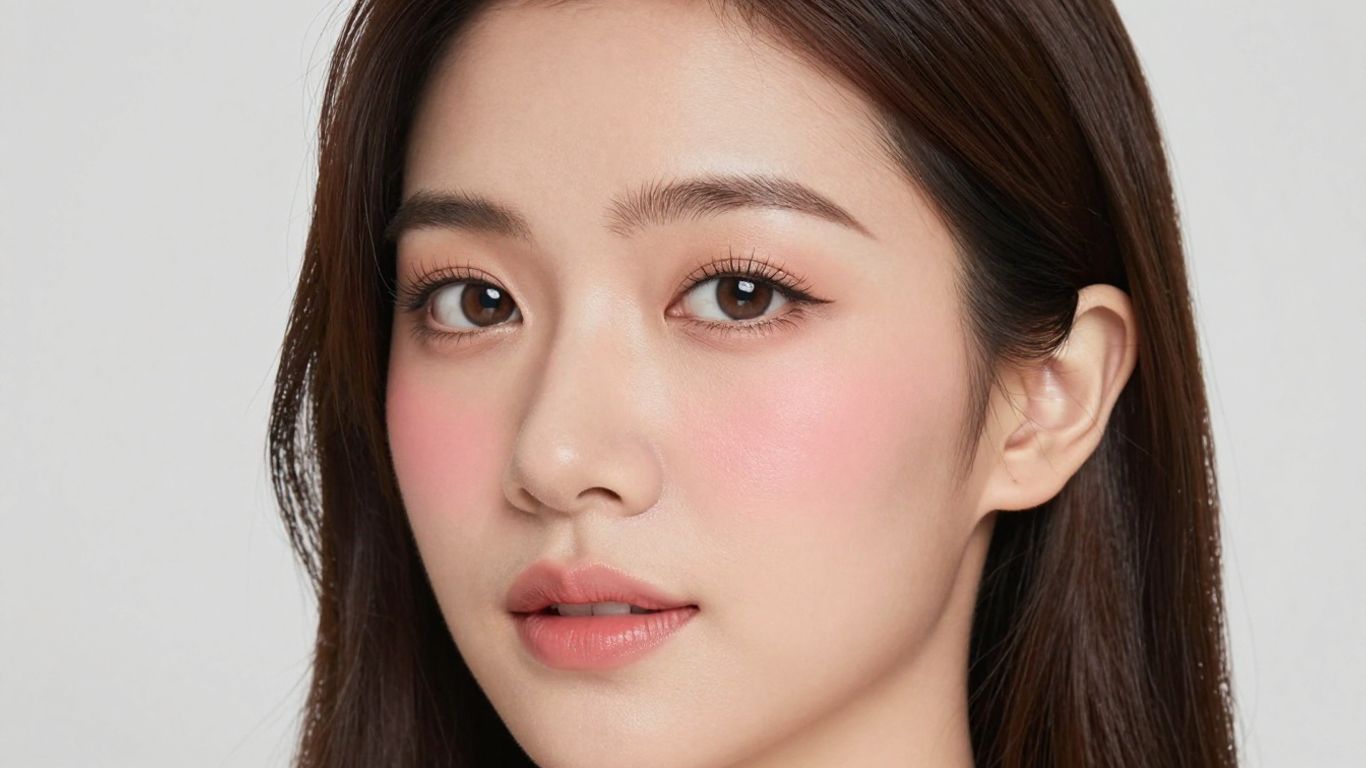 Cambodian woman with natural makeup and radiant skin.