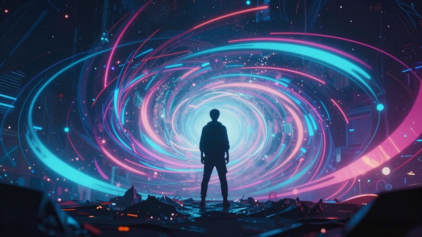 AI music video visuals on YouTube