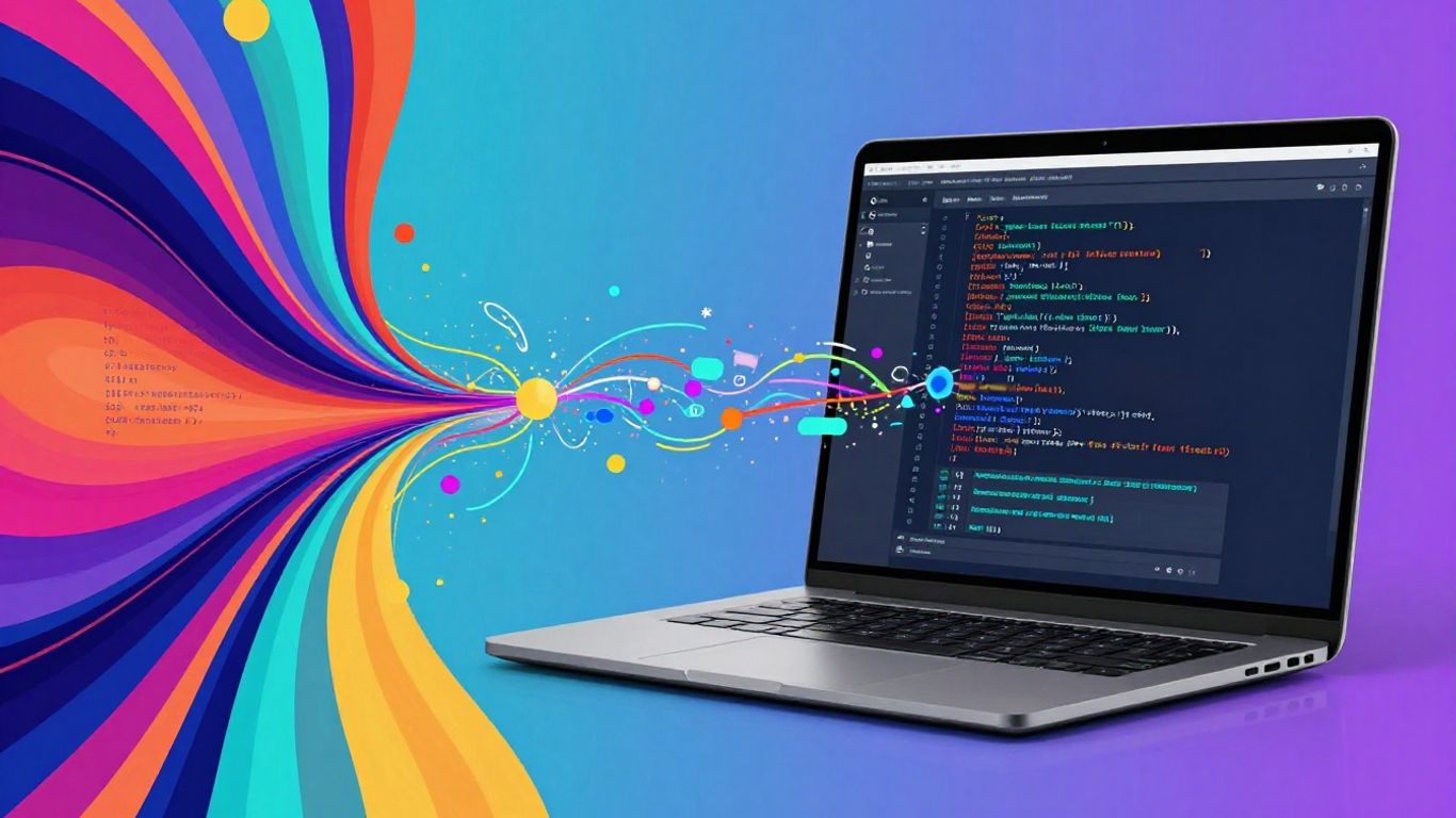 Interface de Canva et code ChatGPT