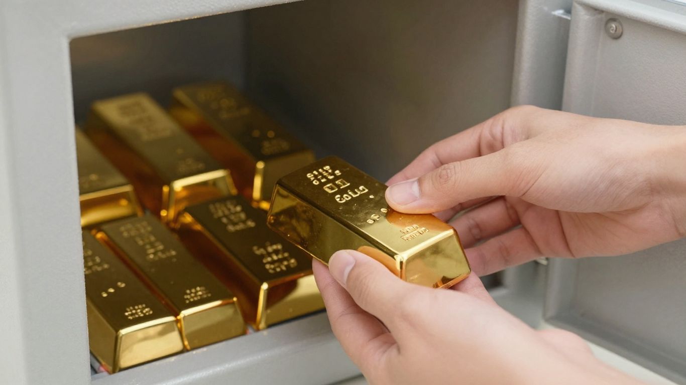 家中黃金存放於保險箱。