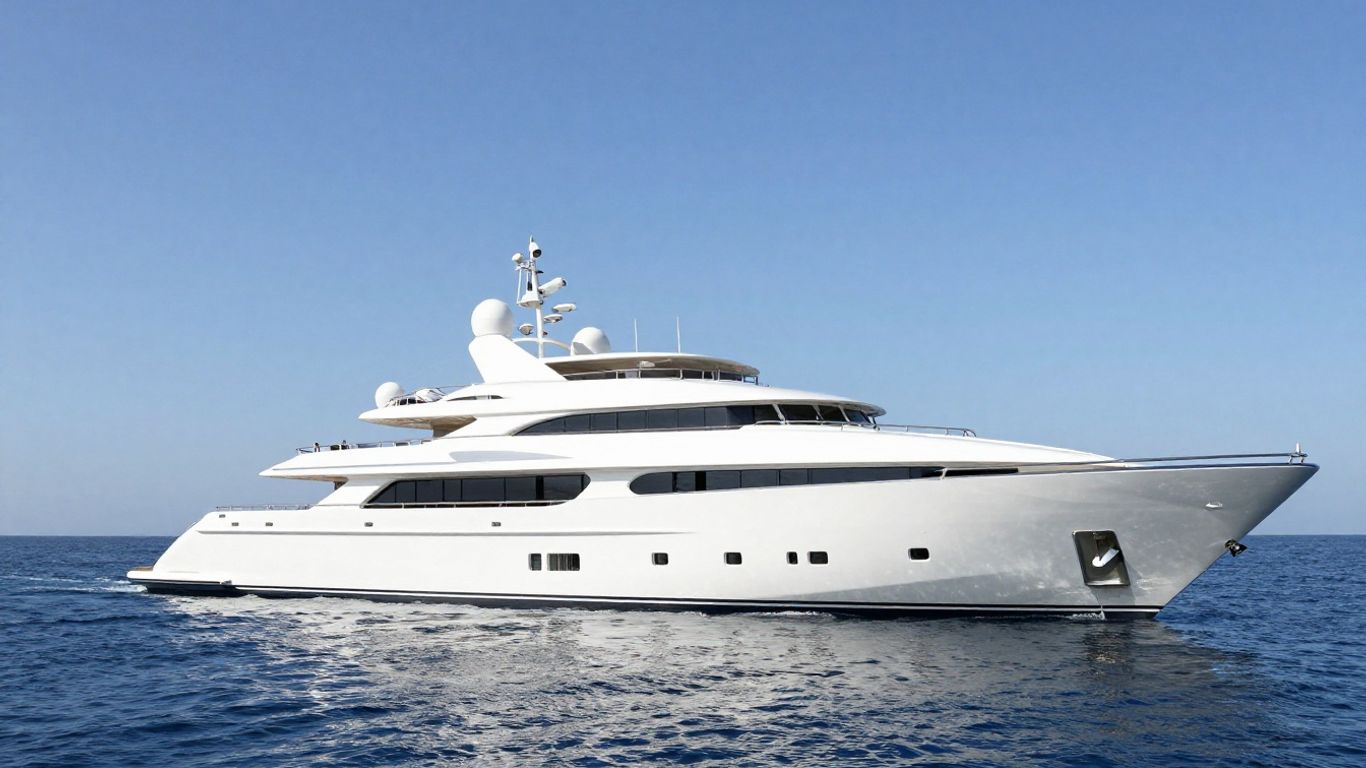 Amels M/Y Mercury superyacht on the water.