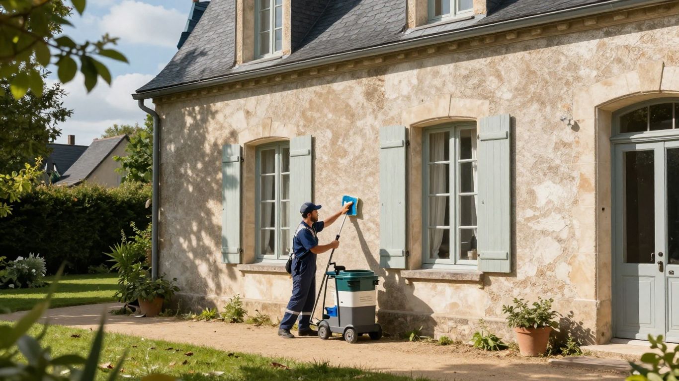 Nettoyage professionnel à Roquefort-la-Bédoule.