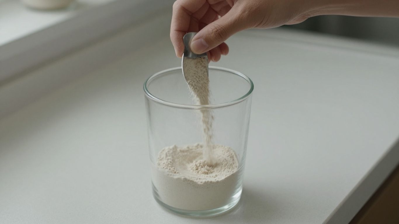 Mixing powder into a water bottle