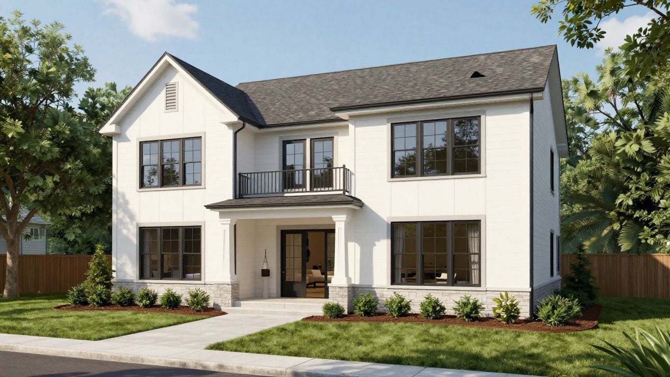 Dacula Georgia home with new addition