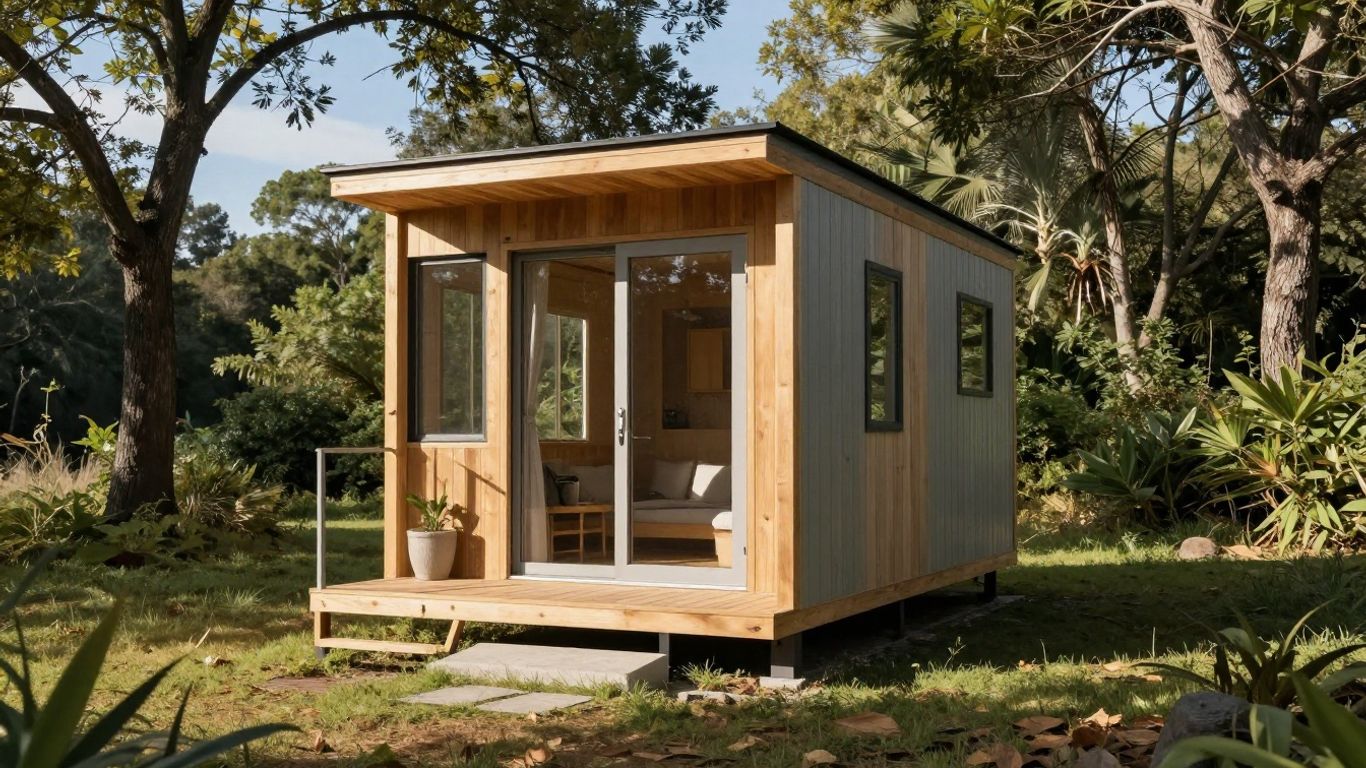 Tiny home in a natural setting
