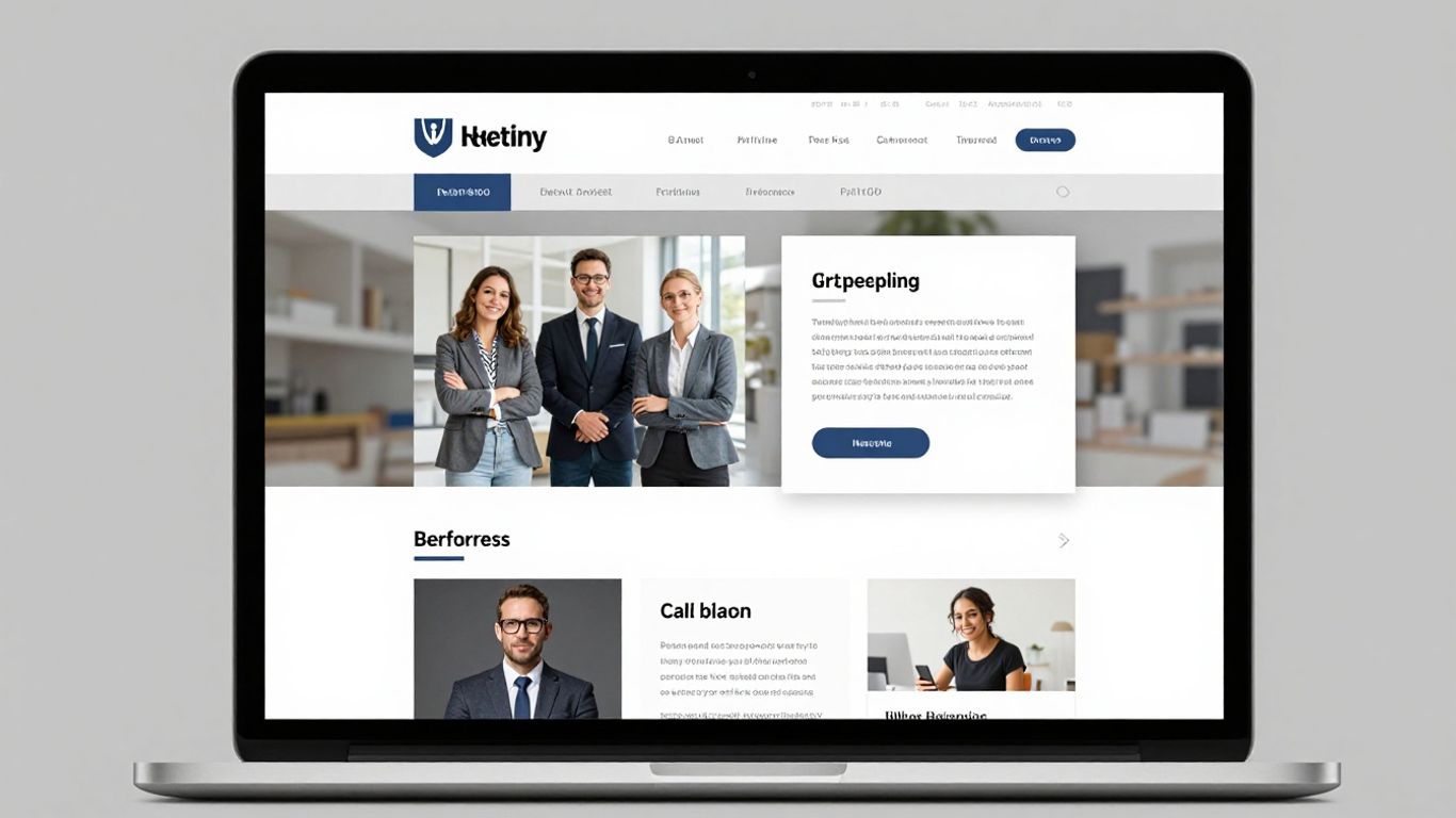 GeneratePress theme on a laptop screen