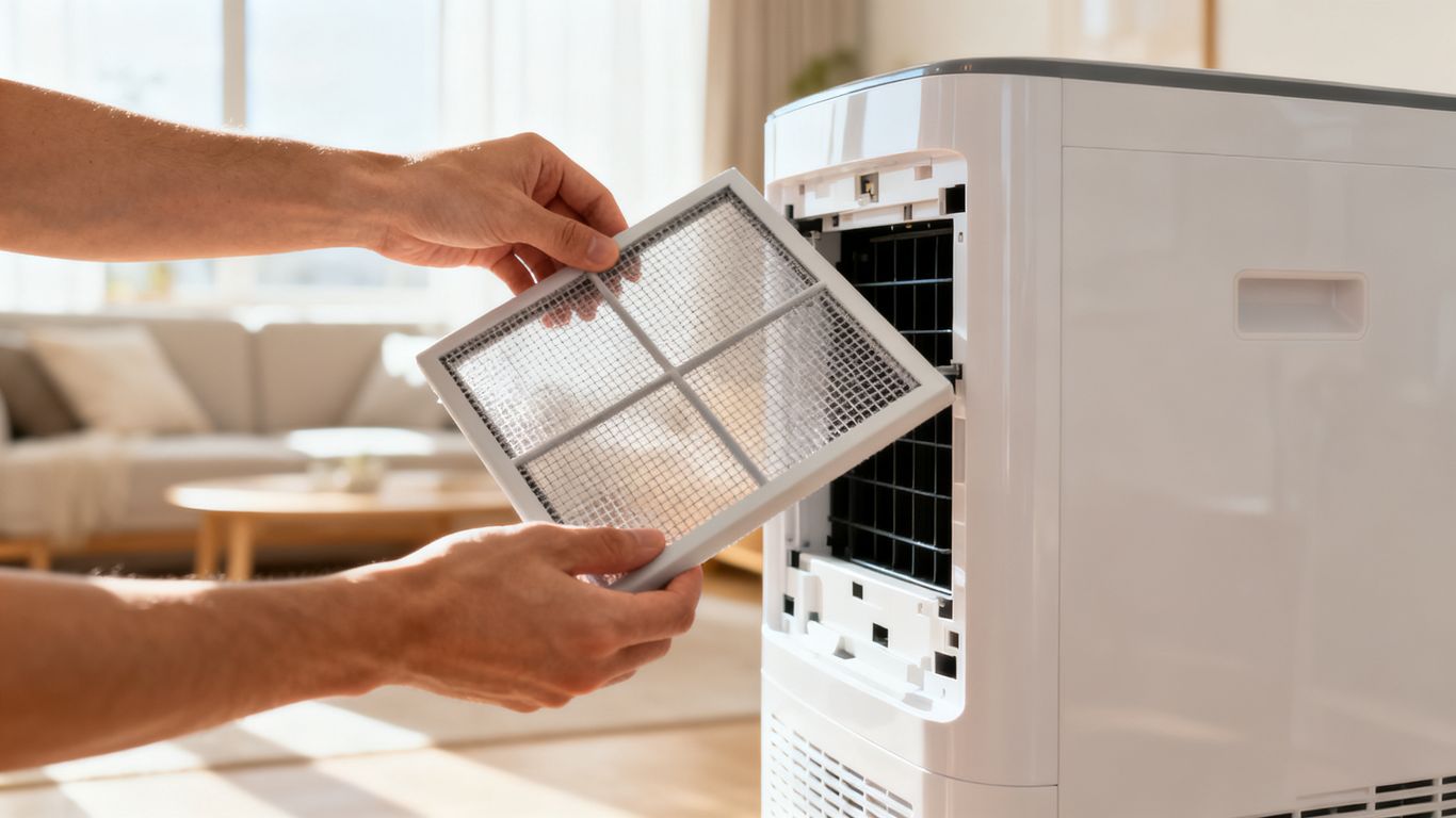 Removing the unit filter carefully