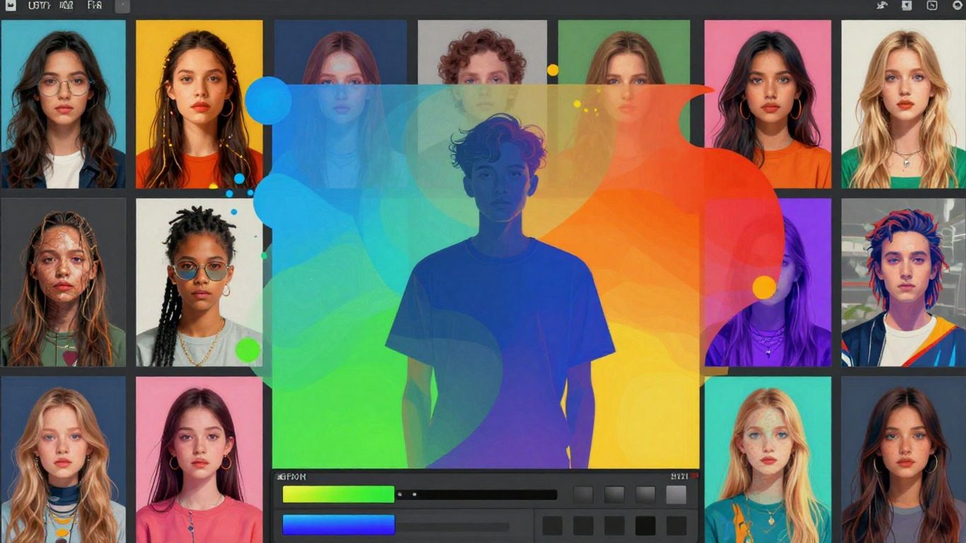 AI image editor transforming diverse art styles.