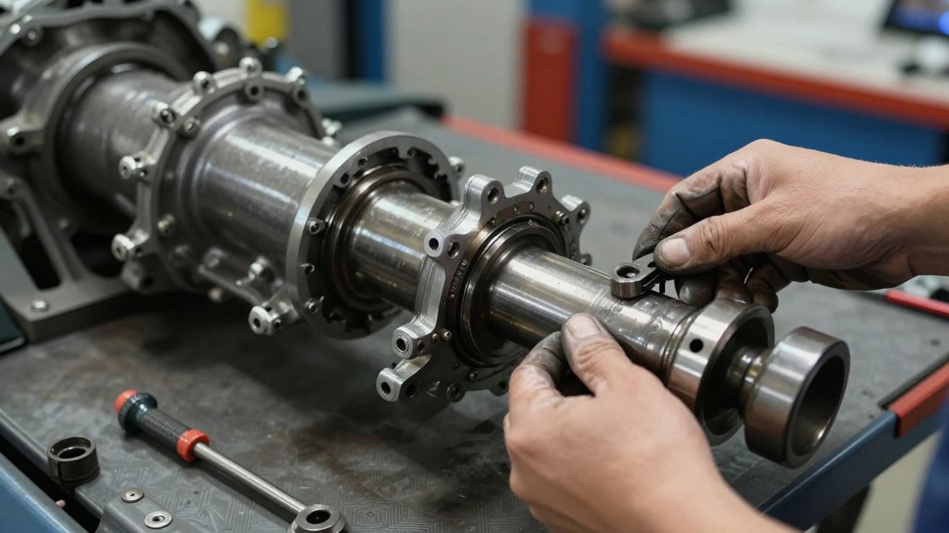 Underbody inspection of manual gearbox components