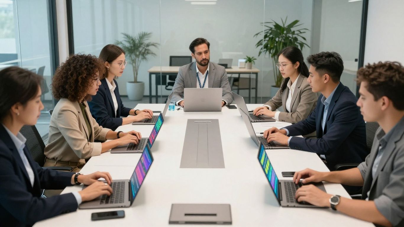 People leaders reviewing employee experience insights