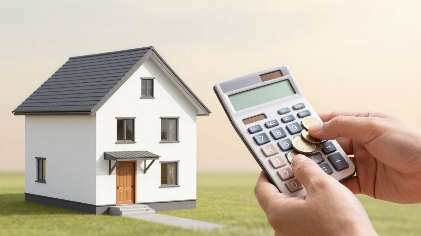 Casa y dinero para seguro de hogar.