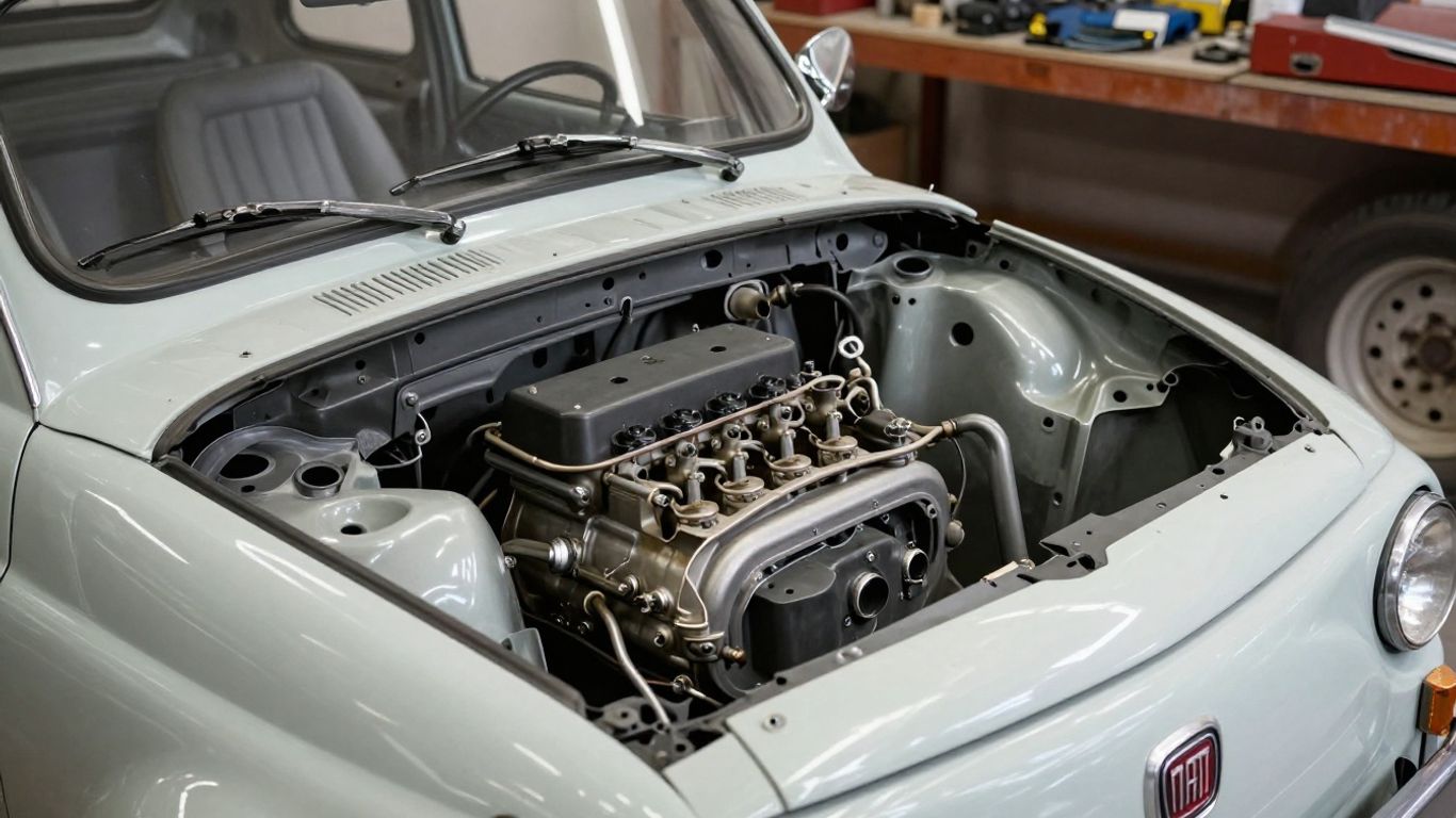 Fiat 500 car parts for wrecking in Newcastle.