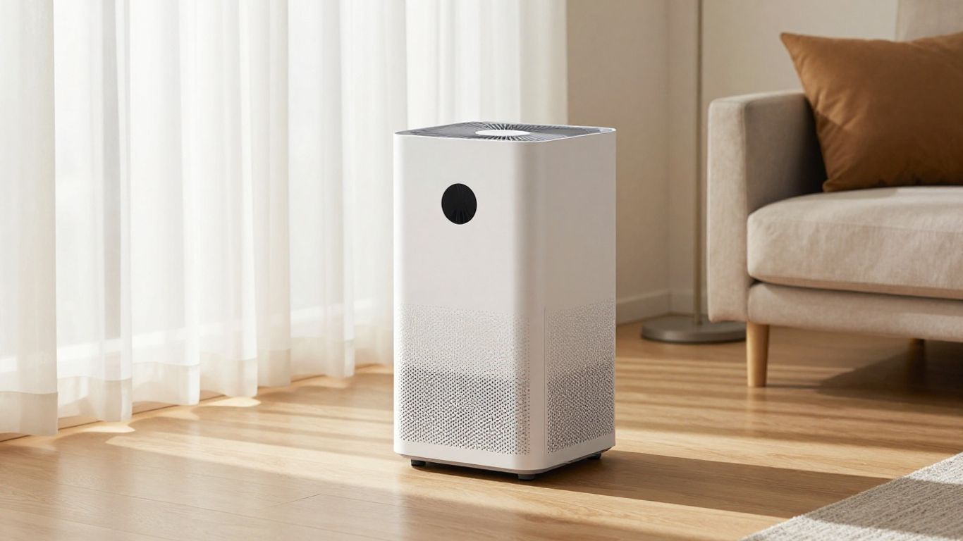 Clean air circulating in a modern home interior