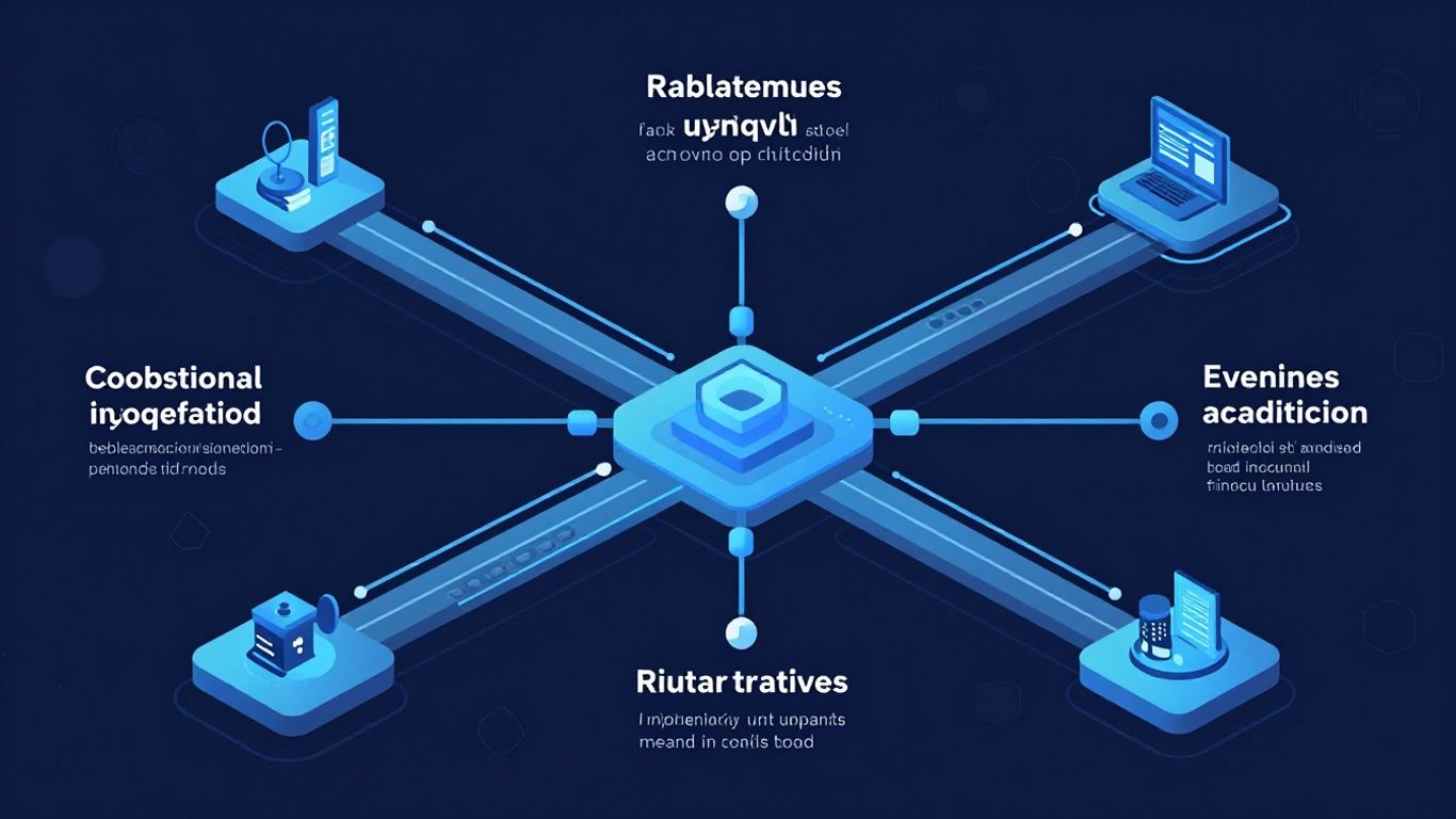 Email header analysis infographic with technical elements.