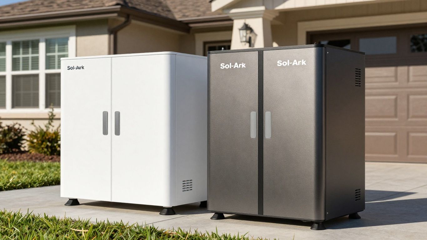 Sol-Ark and Enphase home battery systems compared.