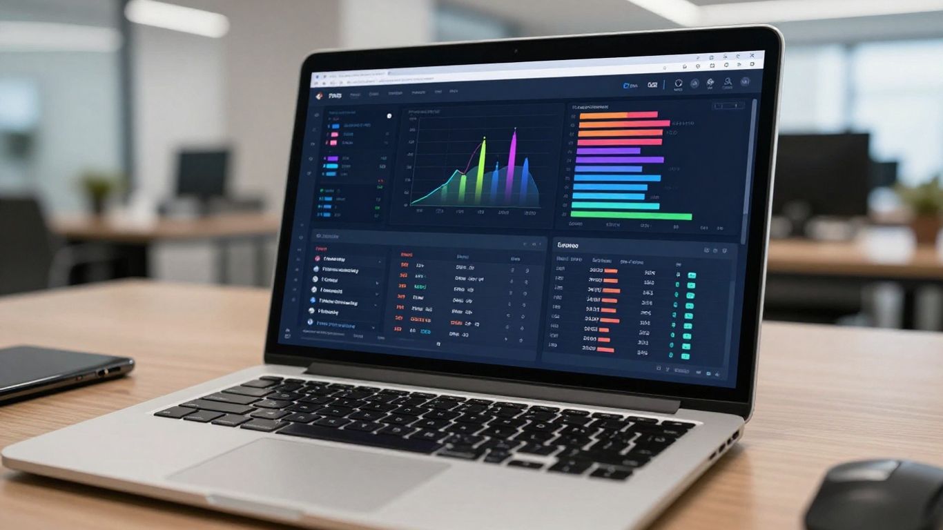 Dashboard of automated direct message management software