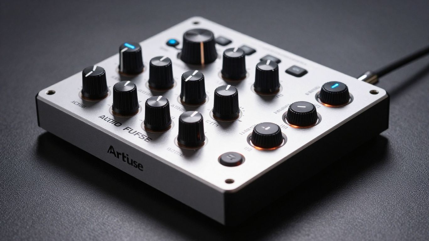 Arturia AudioFuse audio interface close-up
