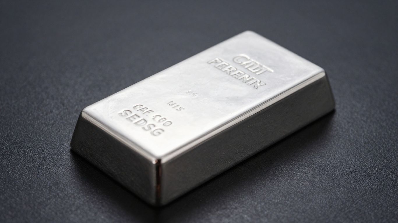 Lingot d'argent pur de 1 kilogramme