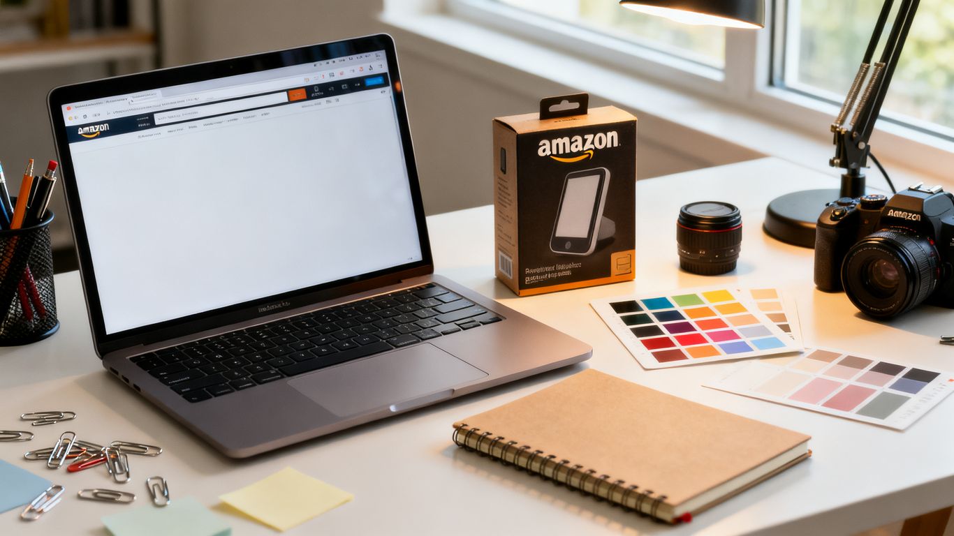 Amazon product page optimization workspace