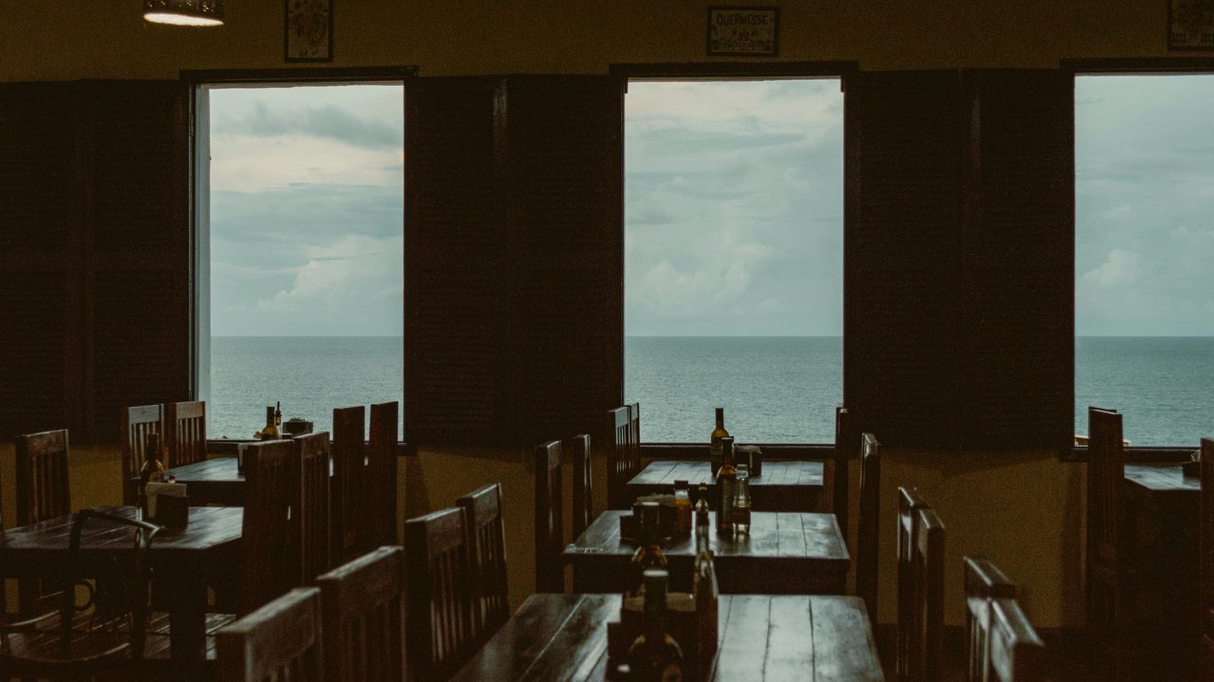 Fresh seafood feast served in traditional restaurant setting