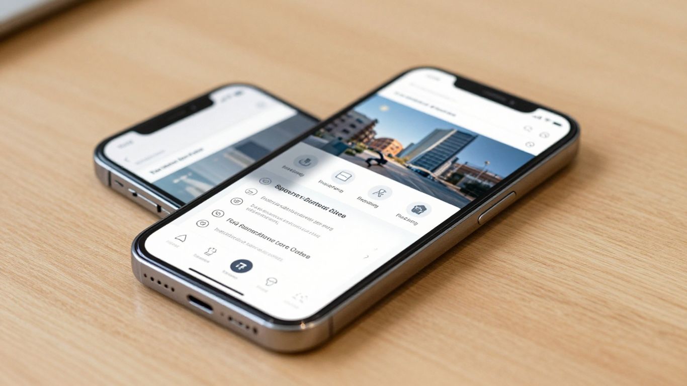 A smartphone displaying a responsive search result