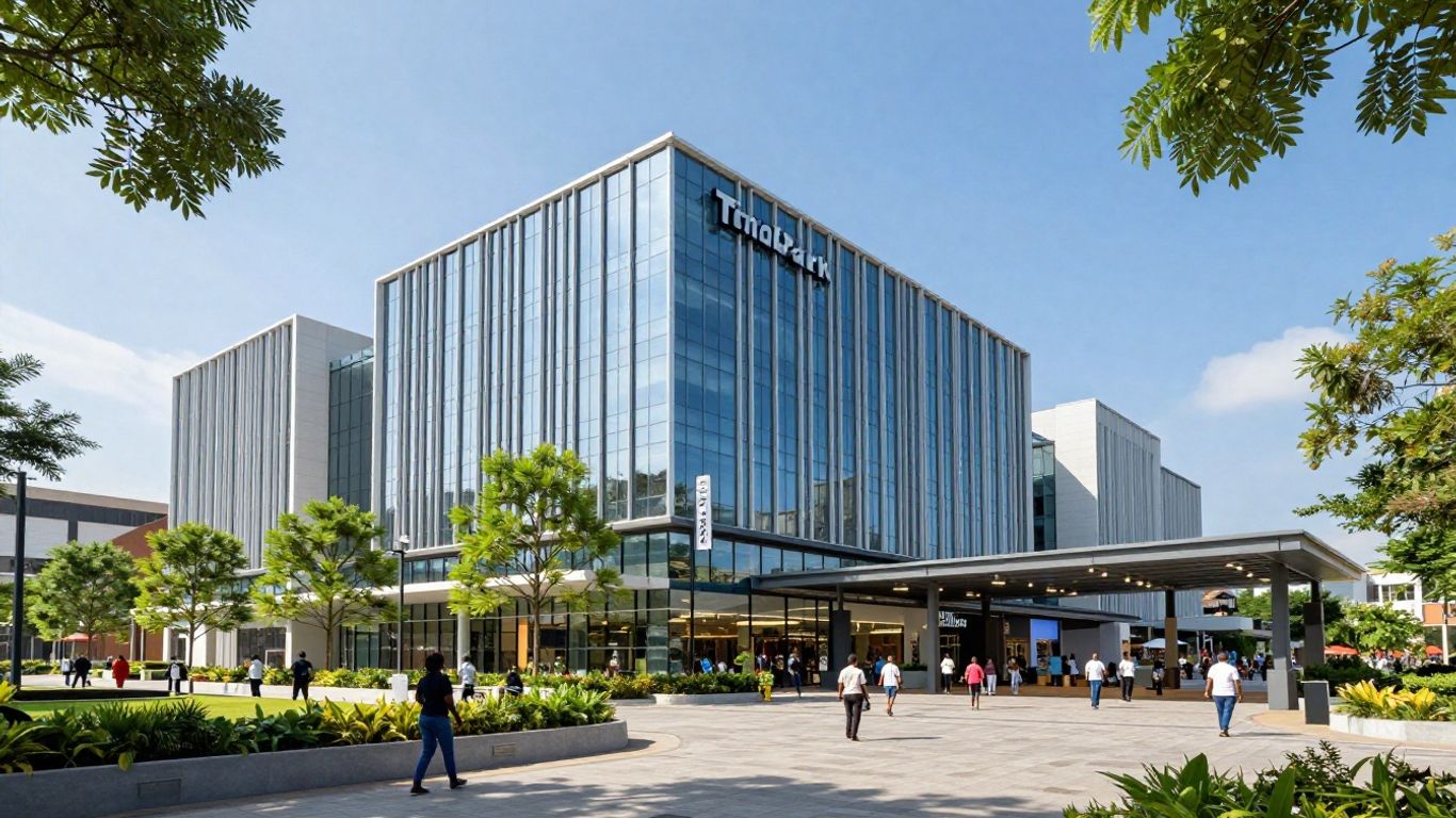 TemaPark AVM'nin modern mimarisi ve çevresi