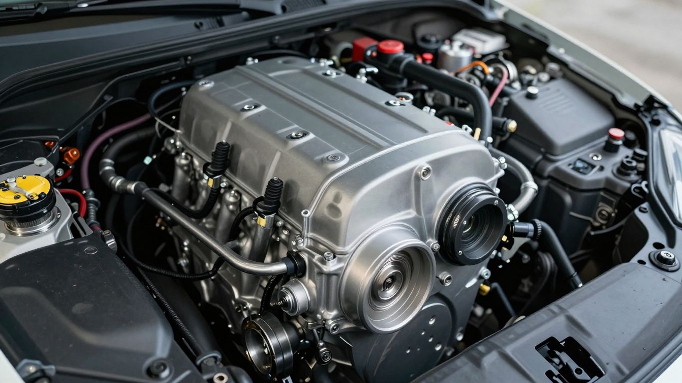 Suzuki engine close-up