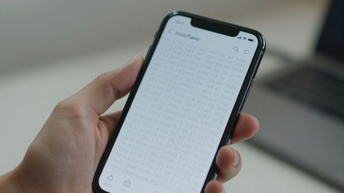 Federal Student Aid Number on a smartphone screen.