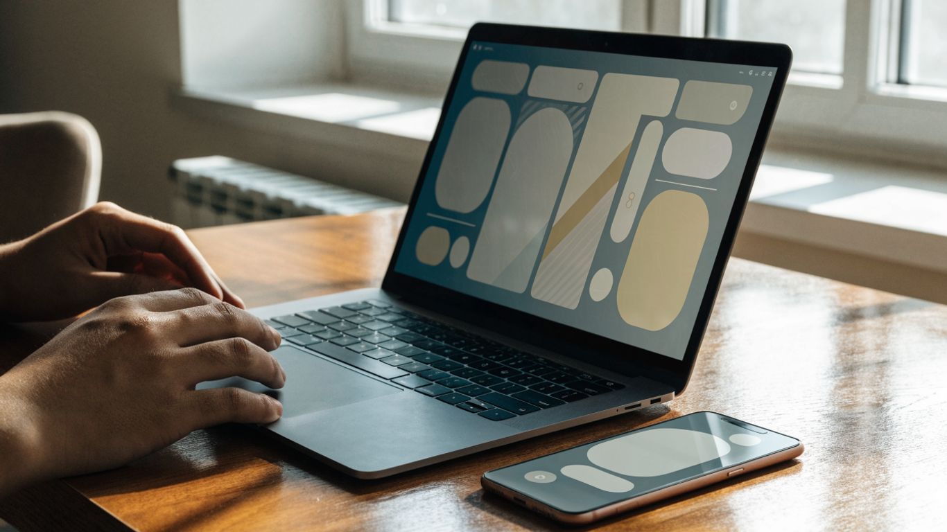 A laptop and phone displaying a well-organized website
