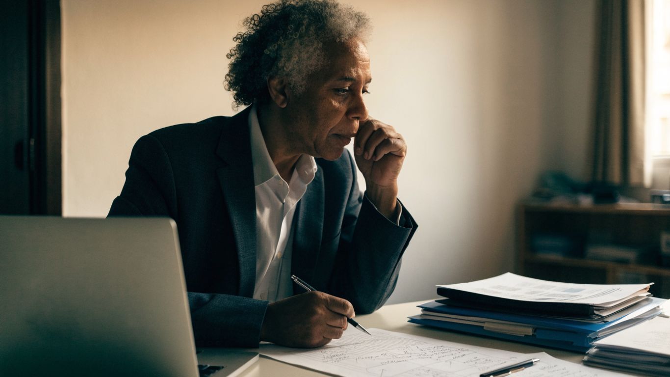 Professional engineer preparing a registration application