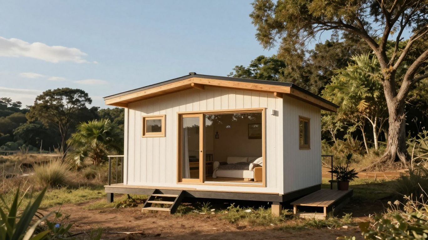 Tiny home in a natural setting