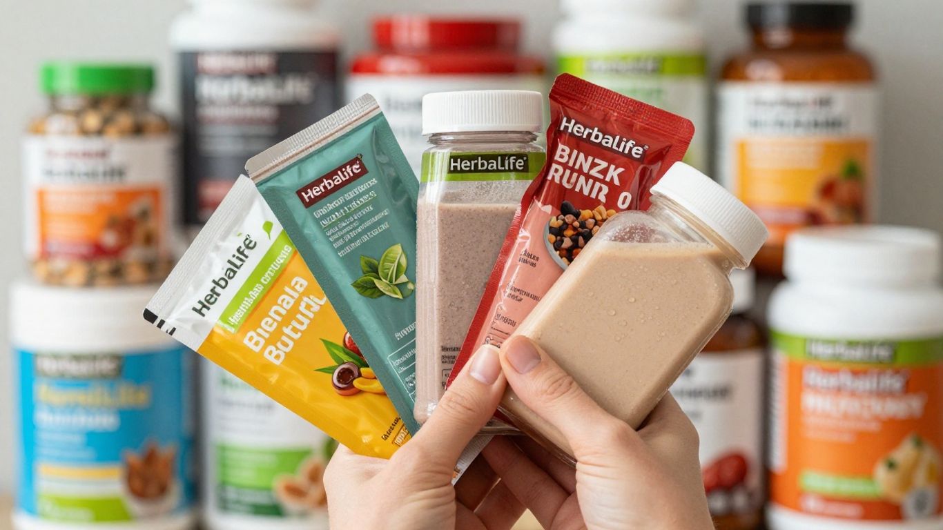 Herbalife products and healthy shakes