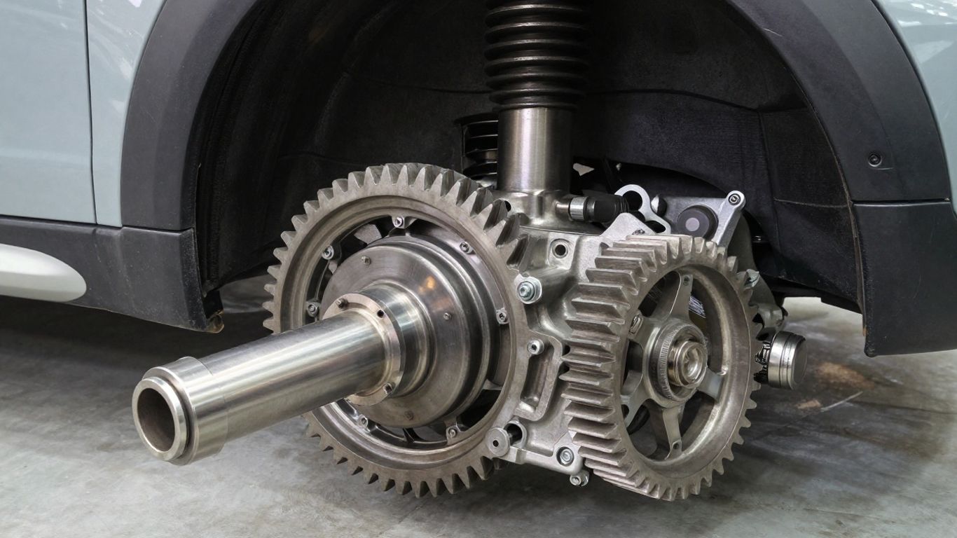 Mini Cooper Countryman differential and axle assembly