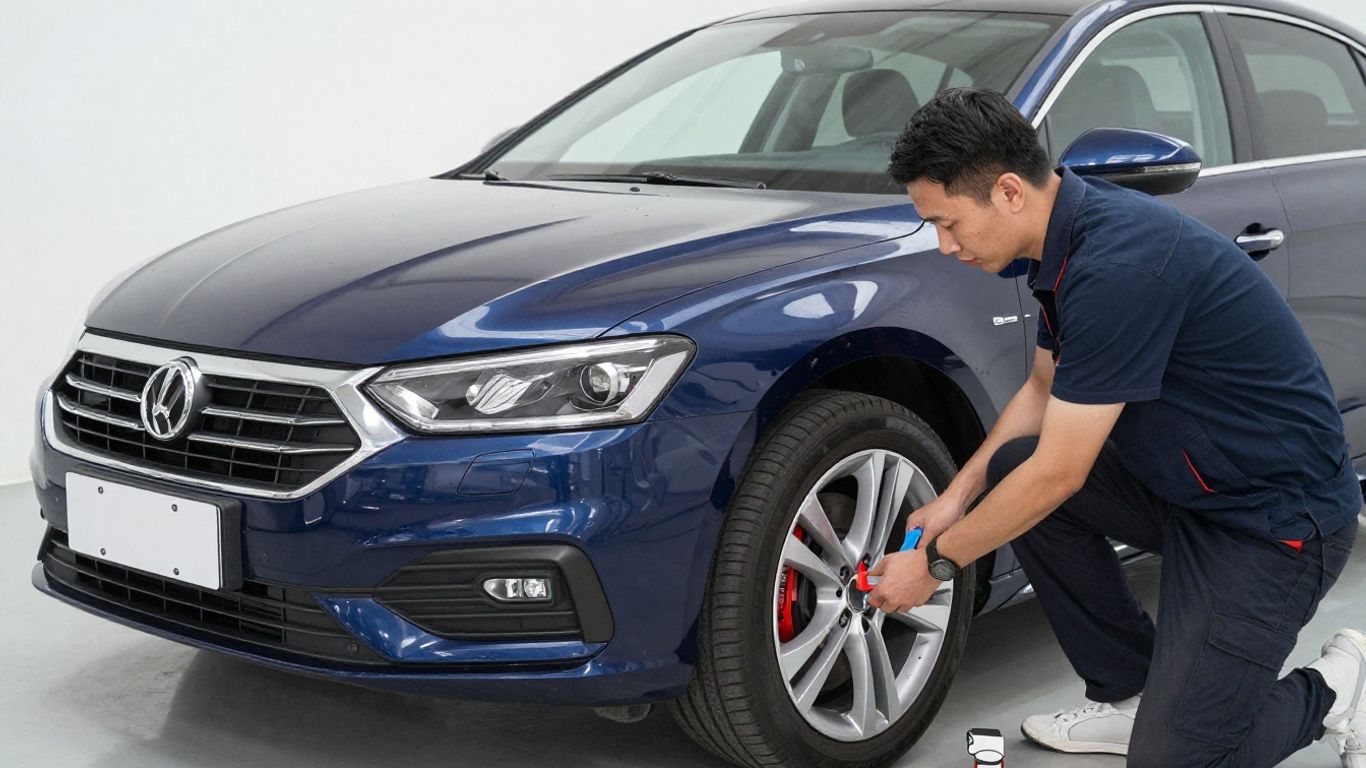 Importfahrzeug bei technischer Prüfung