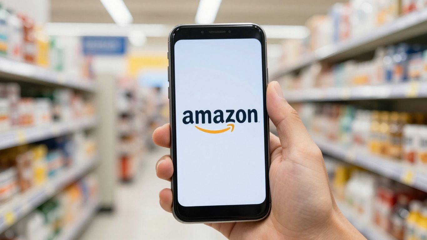 Amazon ACOS optimization strategy on a smartphone.