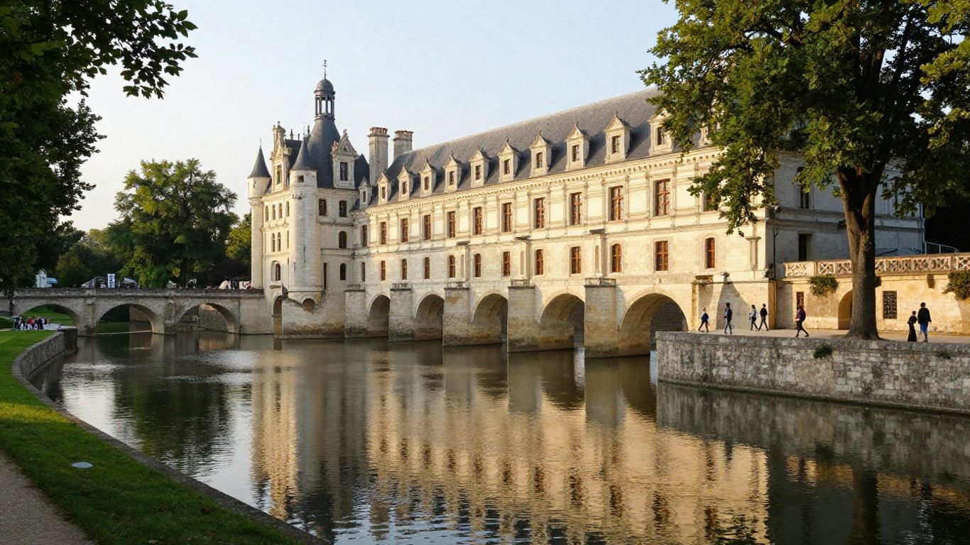 Château de Chenonceau above the River Cher