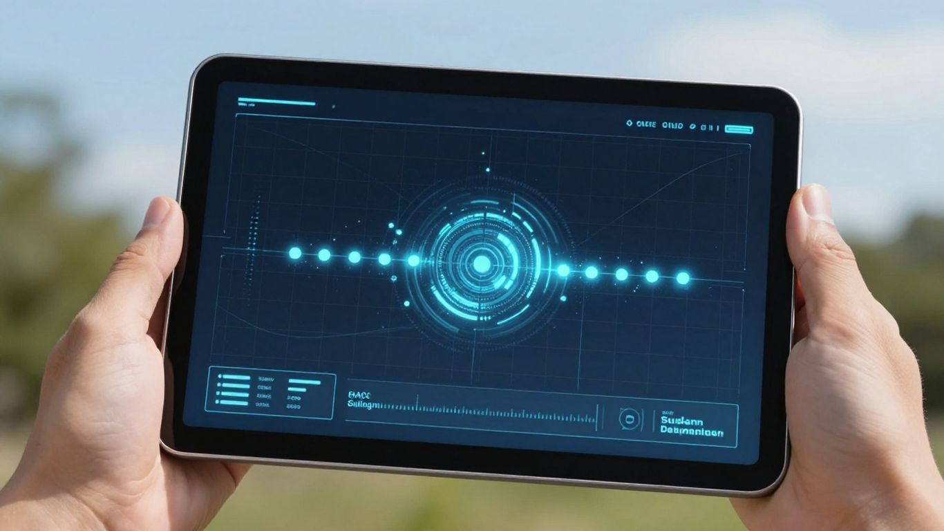 Generator with remote monitoring tablet