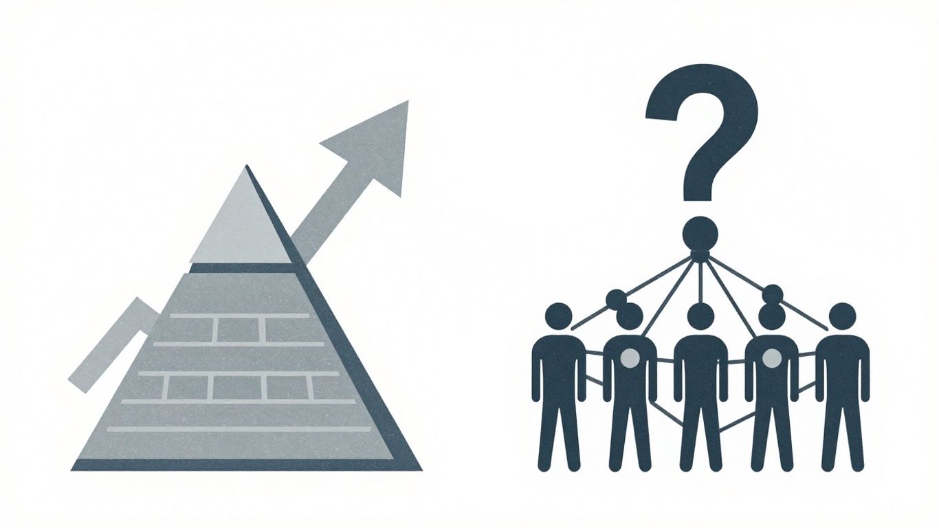 Pirámide vs. red de personas, ¿cuál es la diferencia?