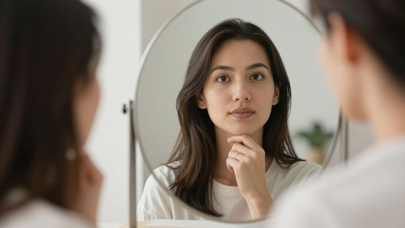 Affiliate marketer overcoming self-doubt and achieving success.