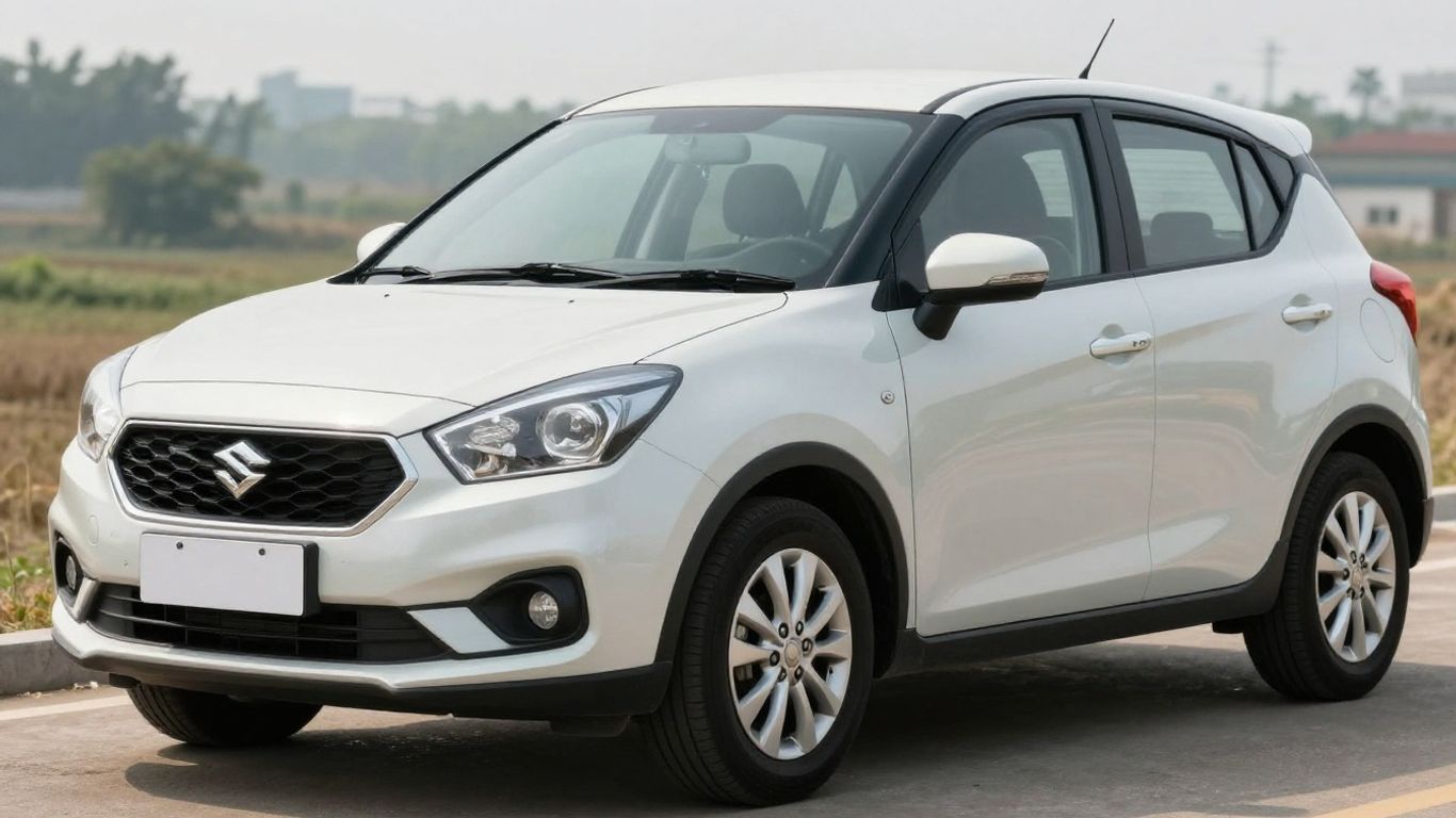 Suzuki car with delivery background